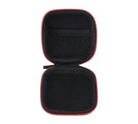 Haodream Water Resistant Carbon Fibers Carrying Case Zippers Bag For Earphone And Charging Cables With AntiScratch Interior Portable Cable Case