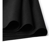 HaoFeiJH Black Felt Fabric 36" X 36"(1 Square Yard) 1.6mm Fabric Sheets Soft Woven Acrylic Craft Felt by The Yard for Sewing DIY Art Craft Project Decorations
