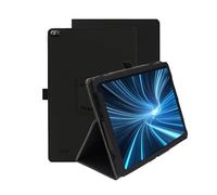 Haofun Case Cover Compatible with Acer Iconia Tab A10, Slim Lightweight Cover with Pencil Holder and Strap, PU Case with Multi-Angle Adjustable, Black