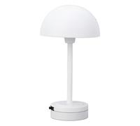 Haofy 1:12 Miniature Miniature Shoe Threshing Winging Battery False White Half Round Table Lamp for Bedroom