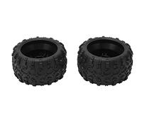 Haofy 1/16 RC Car Tires Durable and Rims for an Improved Handling Performance That Is Suitable for Off Road Vehicle, 2 X Tires
