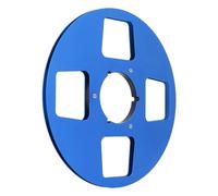 Haofy 10.5 Inch Aluminum Alloy Empty Tape Reel 4 Hole Sound Takeup Reel for Studer to Tape Player, Universal Use (Blue)