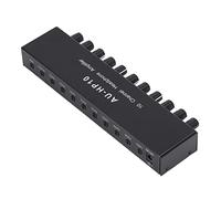 Haofy 10 Channel Headphone Amplifier High Power Independent Control for Meeting Studio Aluminum Alloy