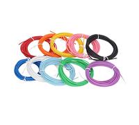 Haofy 10 Colorful 1.75mm PCL Filament Refill Pack for Reshapeable 3D Printing - 5m Length - Great for Kids and Beginners