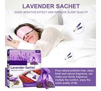 Haofy 10 Pcs Lavender Sachets with Dried Lavender Flowers Buds Petals Fragrance Drawers Closets Aromatic Sachets for Car Room Air Refreshing Mothers Day Gifts