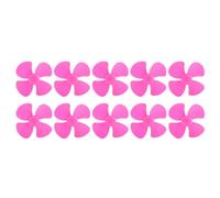 Haofy 100mm 4 Blades Toy Propeller High Wind Thrust Accessories for Remote Control Boats, Power Car Models 10Pcs Set (Rose Red)