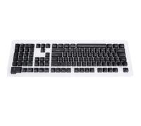 Haofy 108 German Keyboard Keyboard Key Caps Premium ABS Material Transucent for Backnit, Suitable for 108 (Black)