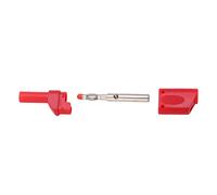 Haofy 10pcs 4mm Banana Plug Insulated Safety Connector Long Service Life for Electronic Test Adapter (Red)