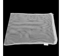 Haofy 10PCS Aquarium Filter Bags Reusable Fine Mesh Media with Zipper Closure Ensures Clean Water Clarity Holds Charcoal Pellets Inches for Fish Owners (White)