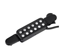 Haofy 12 LOCK MAGNETIC TIPUP COUNTRY for Acoustic Guitar - Exact Sound Improvement, Suitable for Metal String Guitar, Black