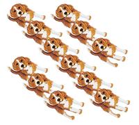 Haofy 12Pcs Dog Embroidery Patches Iron-On Sew-On for DIY Clothing Decoration Bright Cute Patterns 2.6 X 1.4 Inches T-Shirts Backpacks Hoodies Crafting Enthusiasts Easy Personalization