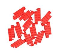 Haofy 12PCS RC Drift Track Barriers, Red Road Fence Set