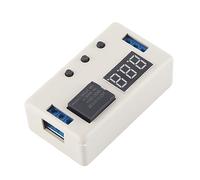 Haofy 12V LED Display Adjustable Timer Relay, Plastic, Anti-Reverse Power Function, High Stability, Industrial Use