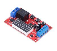 Haofy 12V Relay Module Digital Timing Delay Switch, Multifunctional Timer with High Accuracy for Water Pump Control, LED Digital Timming Relay, Anti Reverse Function