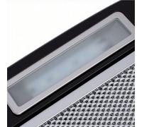 Haofy 12V RV Range Hood 3 Speed Adjustable Under Cabinet Vent with LED Light 40.8W Fan 55 Decibel Quiet for Motorhome Trailer Kitchen Steam Removal