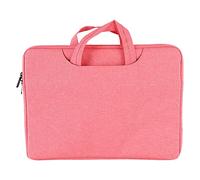 Haofy 15.6 Inch Laptop Bag, Computer Carrying Bag Waterproof Abrasion Resistance Multiple Pockets Multifunction Oxford Cloth Impact Resistance For Home For Travel (Pink)