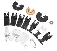 Haofy 15pcs Universal Oscillating Vane/Wing Set, High-Carbon Steel Saw Accessories for Wood Cutting, Easy to Install