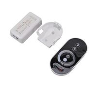 Haofy 18A RF LED Remote Controller, DC12-24V Stepless Dimming Full Touch Wireless RGB CCT Dimmer for LED Strip Light - 100ft Range Suitable for Home Office RV