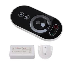 Haofy 18A RF LED Remote Controller, DC12-24V Stepless Dimming Full Touch Wireless RGB CCT Dimmer for LED Strip Light - 100ft Range Suitable for Home Office RV