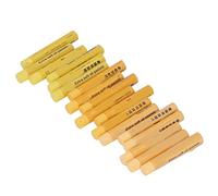 Haofy 18Pcs Yellow Series Oil Pastels Crayons, Bright Colour, Easy Blending, Illustration, Stenciling, Dotting, Safe for Children, Beginners, Students, Artists, with Premium Pigment
