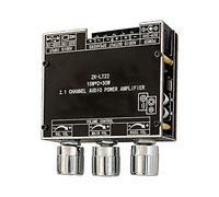 Haofy 2.1 Channel Audio Amplifier Module Stepless Tuning Bluetooth Panel for DIY Audio Optimization