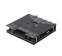 Haofy 2.1 Channel TPA3255 Amplifier Board Infinite Tuning Echo Setting for the Home Cinema System Color = Black