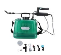 Haofy 2.1 Gallon Battery Powered Sprayer 2000mAh Battery Electric Sprayer USB Rechargeable Potable Garden Sprayer (Green)