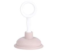 Haofy 2-Piece Mini Plunger Set, PP and PE Materials, Strong Suction Power for Kitchen Sink, Bathroom, Toilet, Floor Drain (Pink)