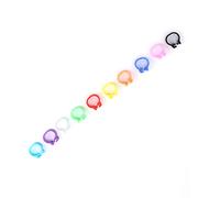 Haofy 200PCS Pigeons Foot Ring, Colorful Plastic Leg Bands for Identification, Lightweight and Easy to, Ideal for Pigeons of All Ages