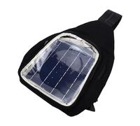 Haofy 20W Monocrystalline Solar Backpack Charger USB Port Oxford Fabric for Hiking Camping Travel 19.79oz Lightweight Outdoor Power Supply for Smartphones Tablets