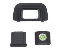 Haofy 22mm Camera Eyecup Replacement with Hot Shoe Cover and Level for D5200 D5100 D3100 D3000 Photography