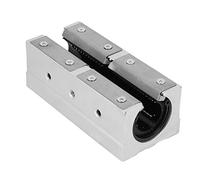 Haofy 25mm Aluminum Open Type Linear Motion Bearing Slide Block, Strong and Durable for High-Speed Equipment, Fit for Silent Environments