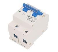 Haofy 2P DC Circuit Breaker Magnetic Arc Extinguishing Rail Installation Circuit Protection Pa66 Material for Solar Photovoltaic Electric Motorcycle 1PC (Blue)