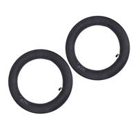 Haofy 2Pcs Inner Tube Rubber with Bend Valve for Mountain and Road Bikes Black (14 * 2.5)