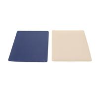 Haofy 2pcs Sewing Machine Foot Pedal Pad Soft Comfortable Non Slip Mat for Home Sewing Accessory, White/Blue