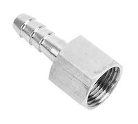 Haofy 3/8in BSPP Stainless Steel Quick Coupling Connector with Precision Thread for Compressed Air Conveyance Pneumatic Equipment (3/8"-6mm)