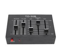 Haofy 3 Gang EQ Equalizer Low Rausch -Bereo -Sound Channel Balance Volume Control Pre amplifier for the Car Uses Metal