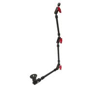 Haofy 31-Inch Magic Arm Camera Mount, Adjustable Articulating Aluminum Alloy Support with 360 Degree Rotation, 1/4 and 3/8-Inch Threads for Cameras, Webcams, Smartphones