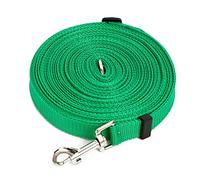 Haofy 32.8 Feet Dog Belt with Adjustable Clamp, a Simple Training Project for Dogs, Suitable for Large, for Training and Beach Courses (Green)