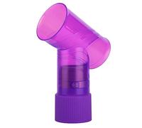 Haofy 360 Degree Rotating Hair Dryer Diffuser, Heat Resistant PC Material, Universal Compatibility for Curly and Wavy Hair, Professional Blow Dryer Attachment with Spinning Technology (Purple)