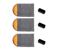 Haofy 3PCS Dog Sleeping Bag 45.2x29x3.94in Dog Camping Bed with Storage Bag Warm Packable DogBed for Travel Camping Hiking Backpacking (Orange)