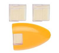 Haofy 4 Colors Tailor's Chalk, Plastic Powder, for Clothing Tailoring, Sewing, Shoemaking with Professional Tailor's Chalk, Powder (Yellow)