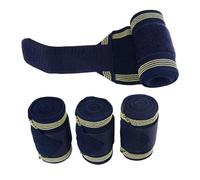 Haofy 4 Pieces Horse Leg Wraps, Protective Leg Cushioning for Injury Prevention, Quick Application Design Fits All Horse Sizes, Ideal for Equestrian Training Exercise and