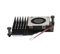 Haofy 4 Pins Interface for PI 5 Colder - Good Compatibility - APPARATION WORKS OF APPLICATIONS Easy to Install Easy to Install (Black)