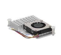 Haofy 4 Pins Interface for PI 5 Colder - Good Compatibility - APPARATION WORKS OF APPLICATIONS Easy to Install Easy to Install (Silver)