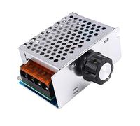 Haofy 4000W AC Voltage Regulator, High Power SCR Speed Controller for Electric Furnace Motor, with Knob for Voltage Temperature Control