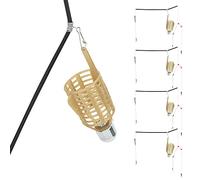 Haofy 4PCS Fishing Bait Cage Lightweight ABS Iron Holder for Carp Anglers Enhances Fish Attraction Effortless Feeding Under 2 Ounces Per Unit Ideal Freshwater Fishing Trips (40g 4pcs)
