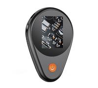 Haofy 500x Magnification Electronic Microscope with Adjustable LED Light and HD Recording for Research and Education Portable Electronic Microscope Science Experiment Kits (Black)