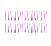Haofy 50Pcs Cute Rabbit Head Purple Pens, 0.5mm Fine Tip