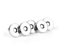 Haofy 50Pcs Magnetic Snaps Fastener, Metal Magnet Buckle Clothes Accessories for Western Shirt Clothes, DIY Individual Character Artwork with Fine Workmanship, Long Service Life (Diameter 1.4CM